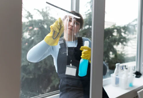 Nettoyage de vitres intérieures et extérieures à l'Écaille